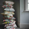 Clarke & Clarke Palm Fabric Charcoal and Citron