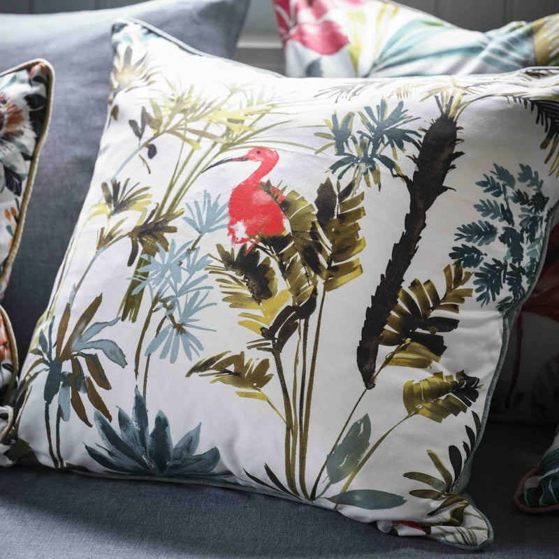 Clarke & Clarke Palm Fabric Sky