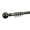Ares 28mm Bay Window Curtain Pole Graphite