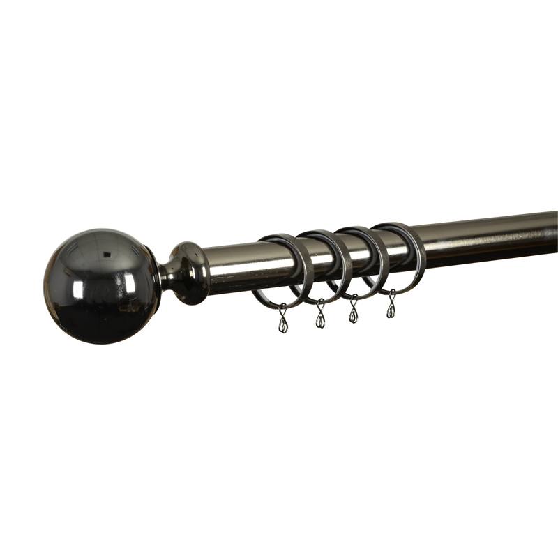 Ares 28mm Bay Window Curtain Pole Graphite