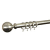 Ares 28mm Curtain Pole Satin Silver