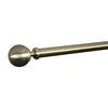 Ares 28mm Eyelet Curtain Pole Antique Brass