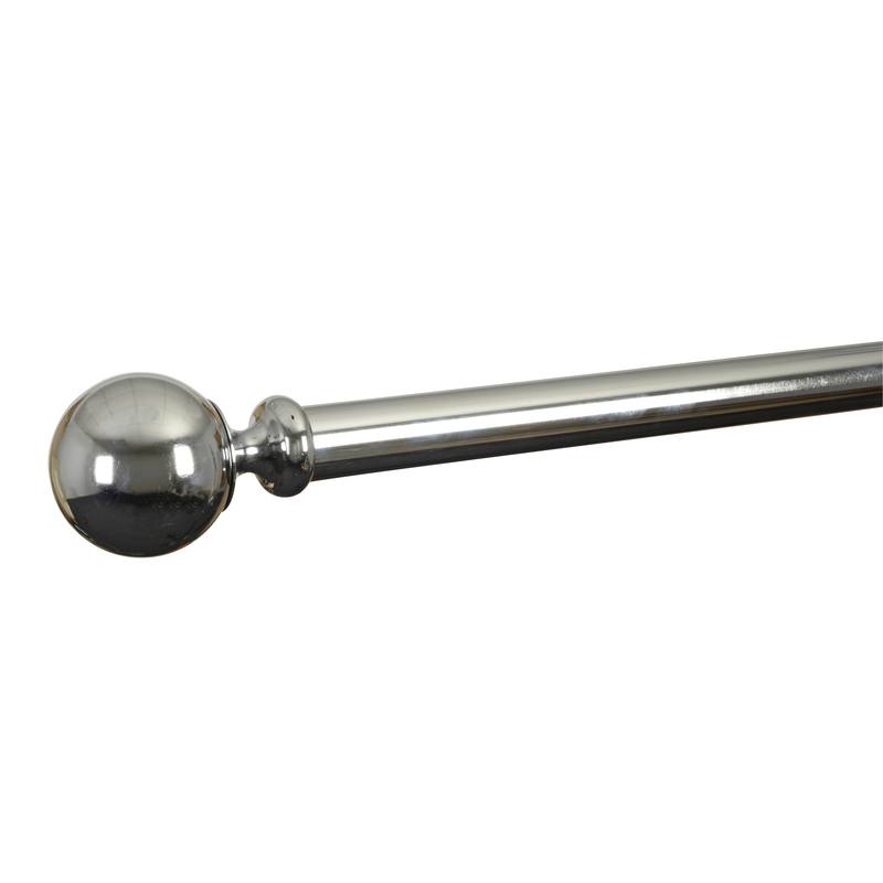 Ares 28mm Eyelet Curtain Pole Chrome