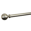 Ares 28mm Eyelet Curtain Pole Satin Silver