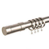 Aspect 28mm Bay Window Curtain Pole Satin Silver