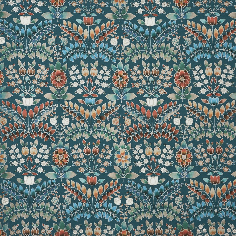 Prestigious Textiles Austen Fabric Peacock