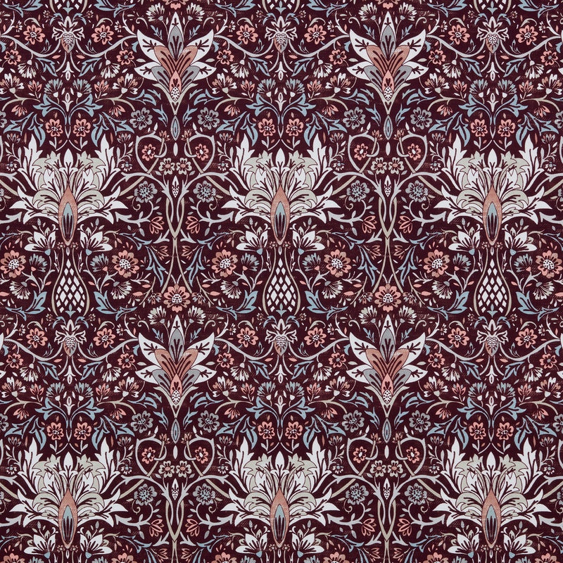 Ashley Wilde Avington Fabric Claret