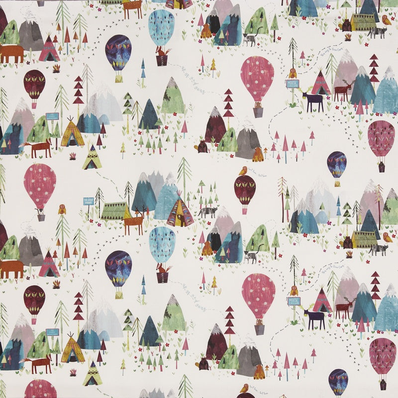 Prestigious Textiles Away We Go Fabric Candyfloss