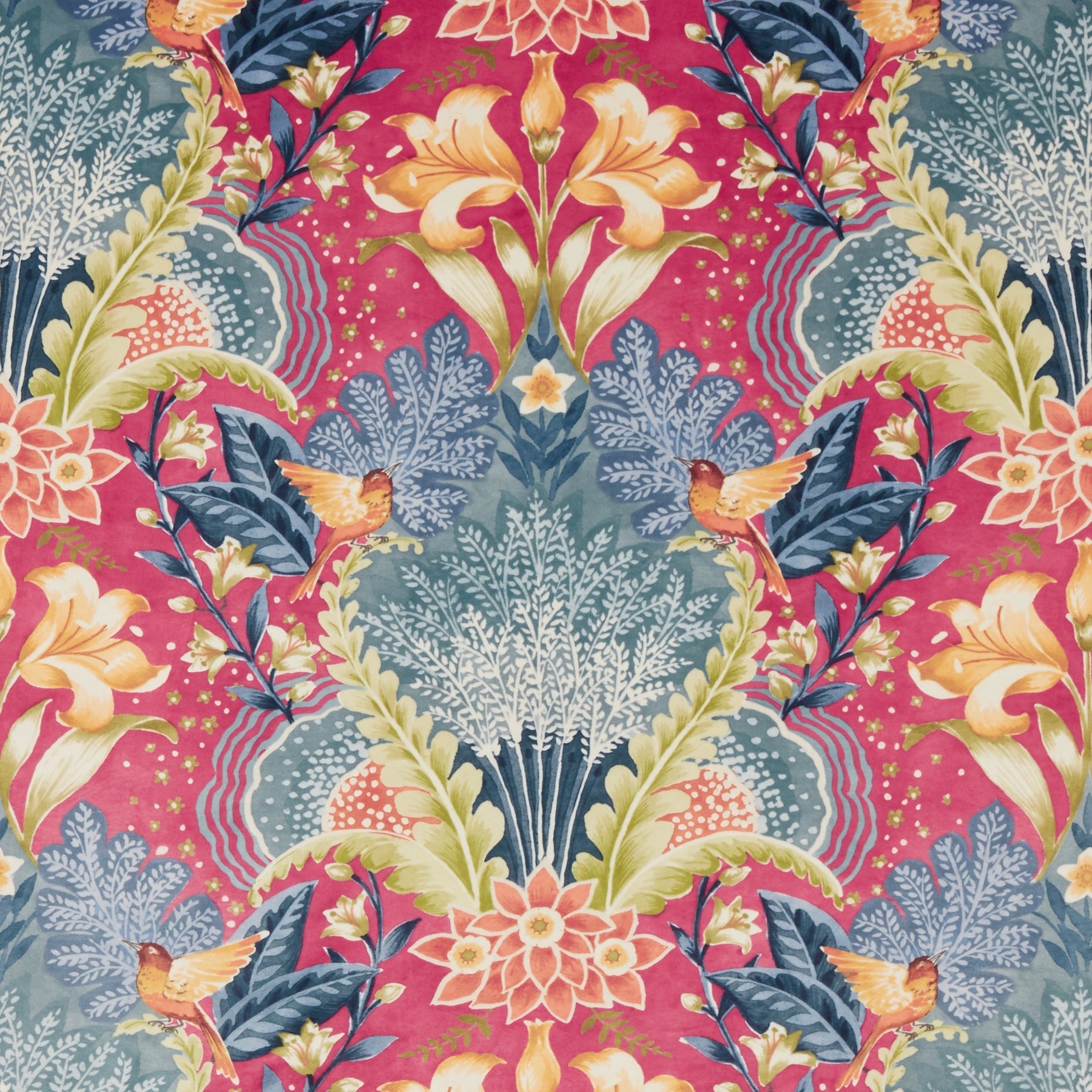 iLiv Babooshka Velvet Fabric Hot Pink