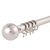 Ball 28mm Bay Window Curtain Pole Chrome
