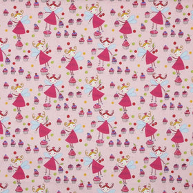 Ballarina Curtain Fabric Rose