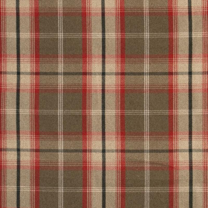 Balmoral Fabric Rosso