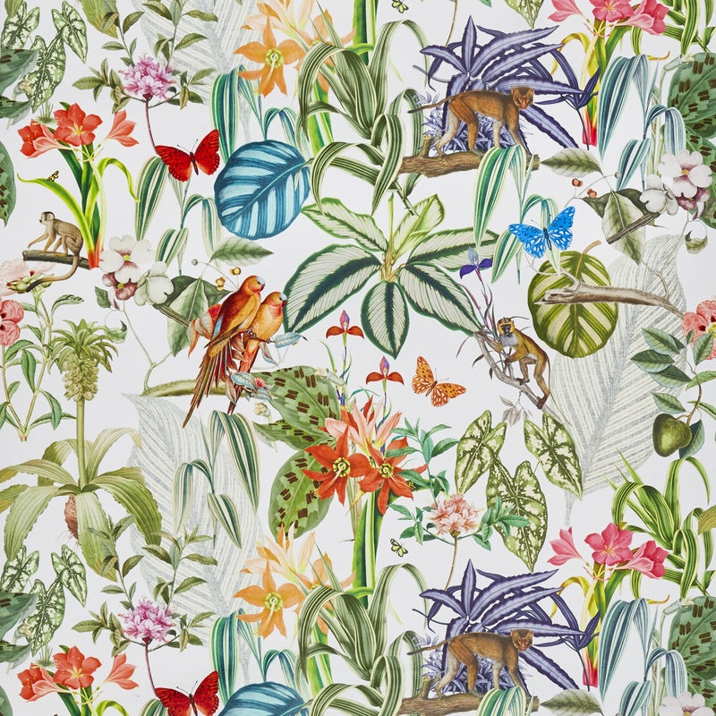 Prestigious Textiles Barbados Velvet Fabric Tropical