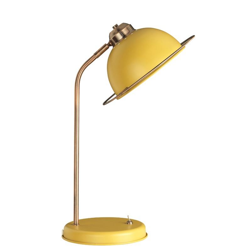 Bauhaus Table Lamp Ochre/Copper