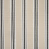 Bay Stripe Fabric Charcoal