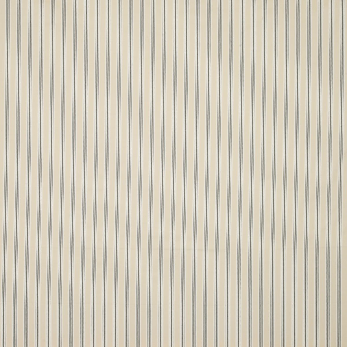 Bay Stripe Fabric Charcoal
