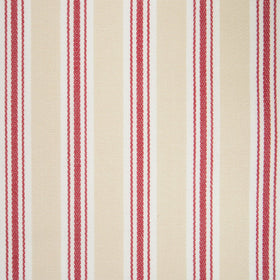 Bay Stripe Fabric Rouge