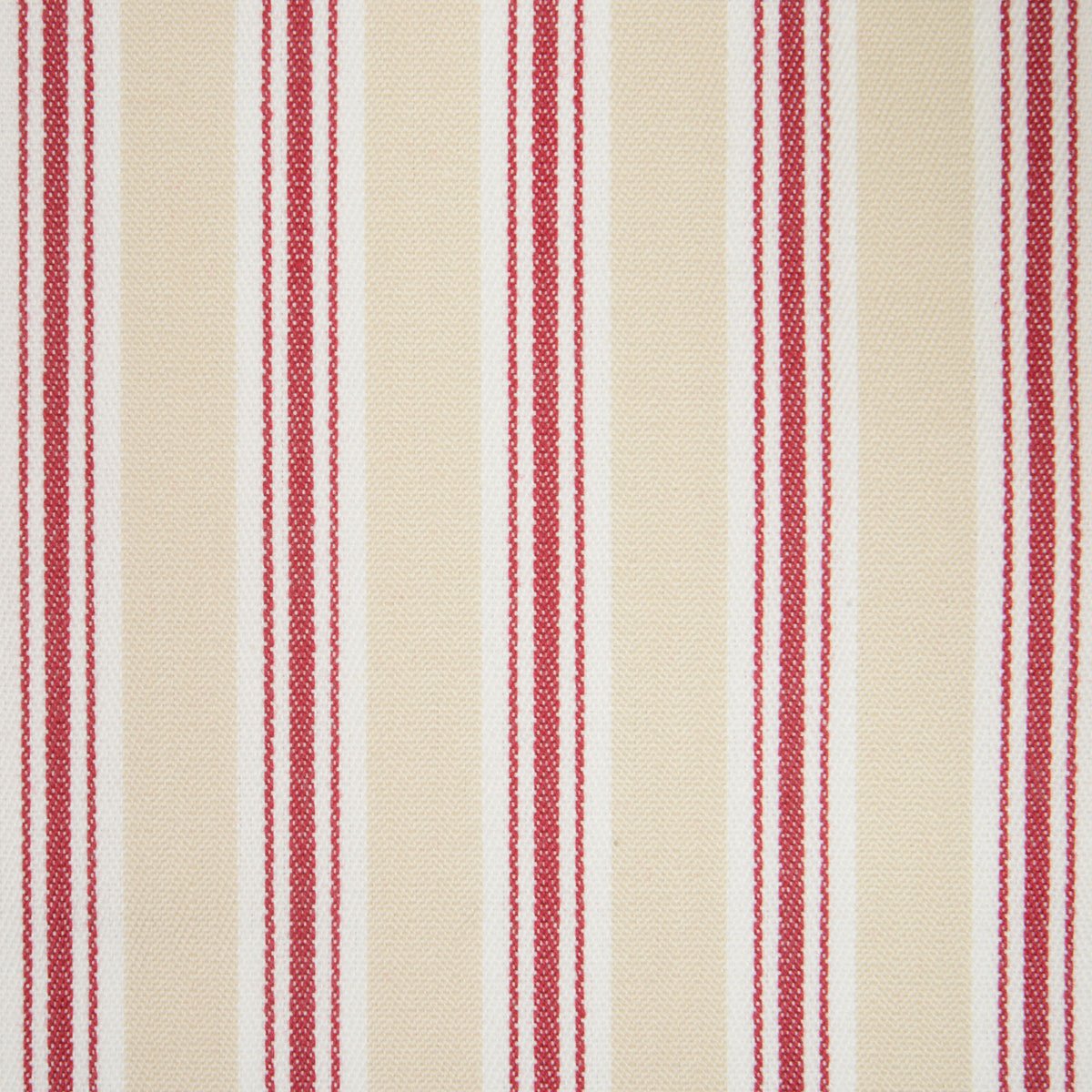 Bay Stripe Fabric Rouge