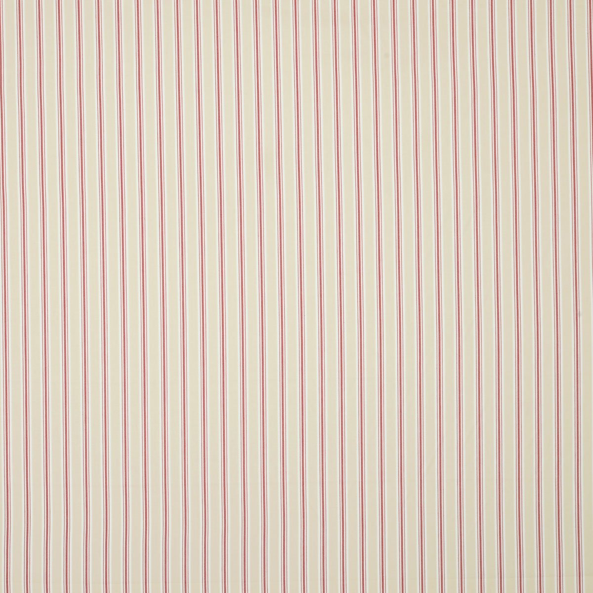 Bay Stripe Fabric Rouge