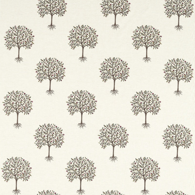 Clarke & Clarke Bergamot Fabric Blush Linen