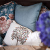 Clarke & Clarke Bergamot Fabric Multi Linen