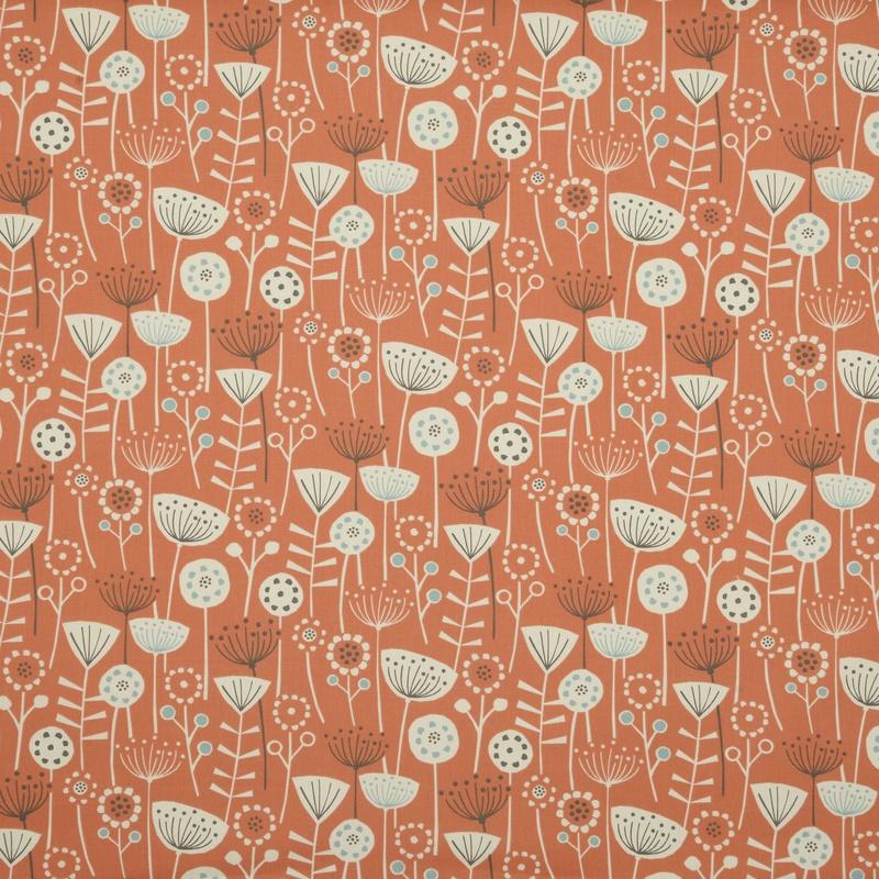 Bergen Fabric Burnt Orange
