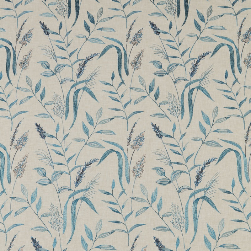iLiv Betony Embroidered Fabric Cobalt
