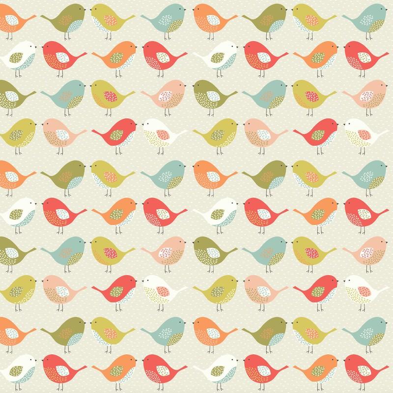 Birds Fabric Multi