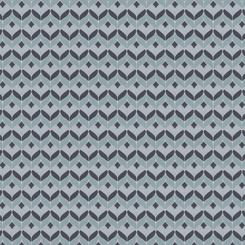 Boston Roman Blind Aqua