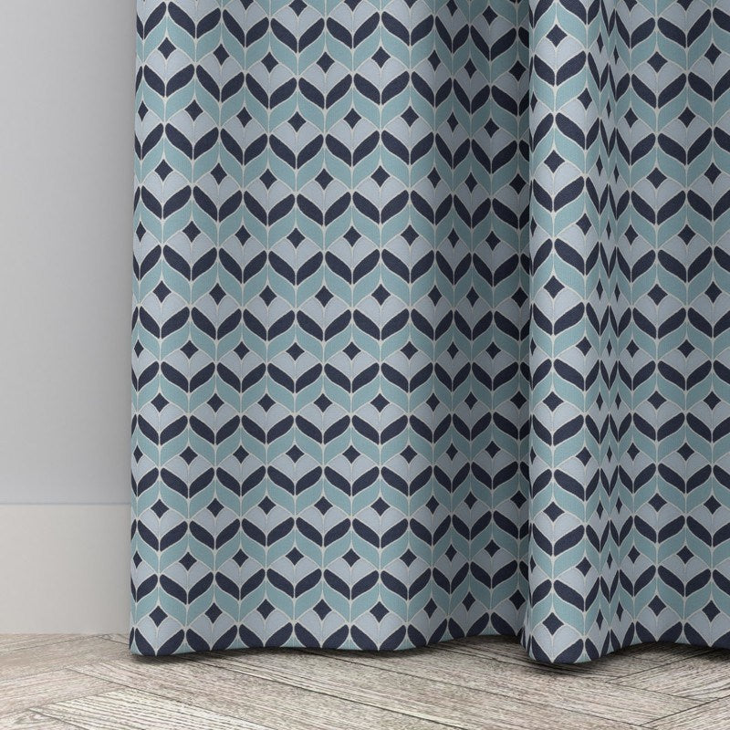 Boston Curtains Aqua