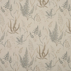 Botanica Curtain Fabric Ebony