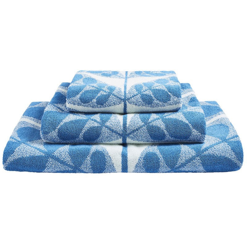 Orla Kiely Botanica Stem Towels Marine