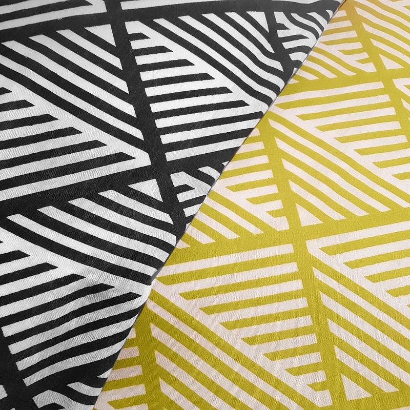 Brooklyn Bedding Set Black and Ochre