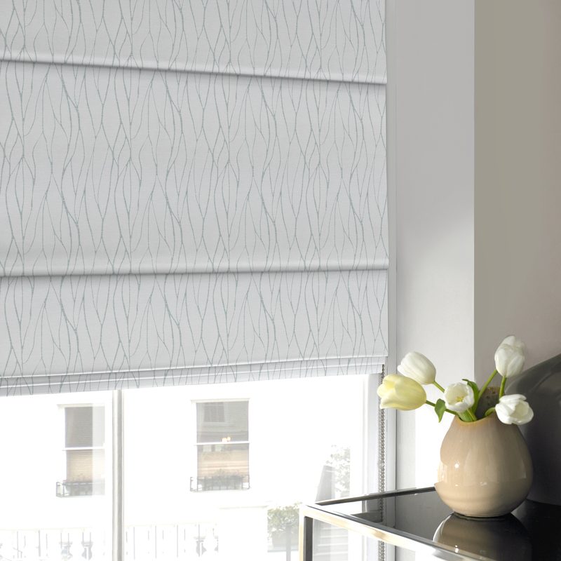 Burst Roman Blind Celadon