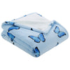 Skinnydip Butterfly Throw 130cm x 150cm Blue