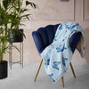 Skinnydip Butterfly Throw 130cm x 150cm Blue