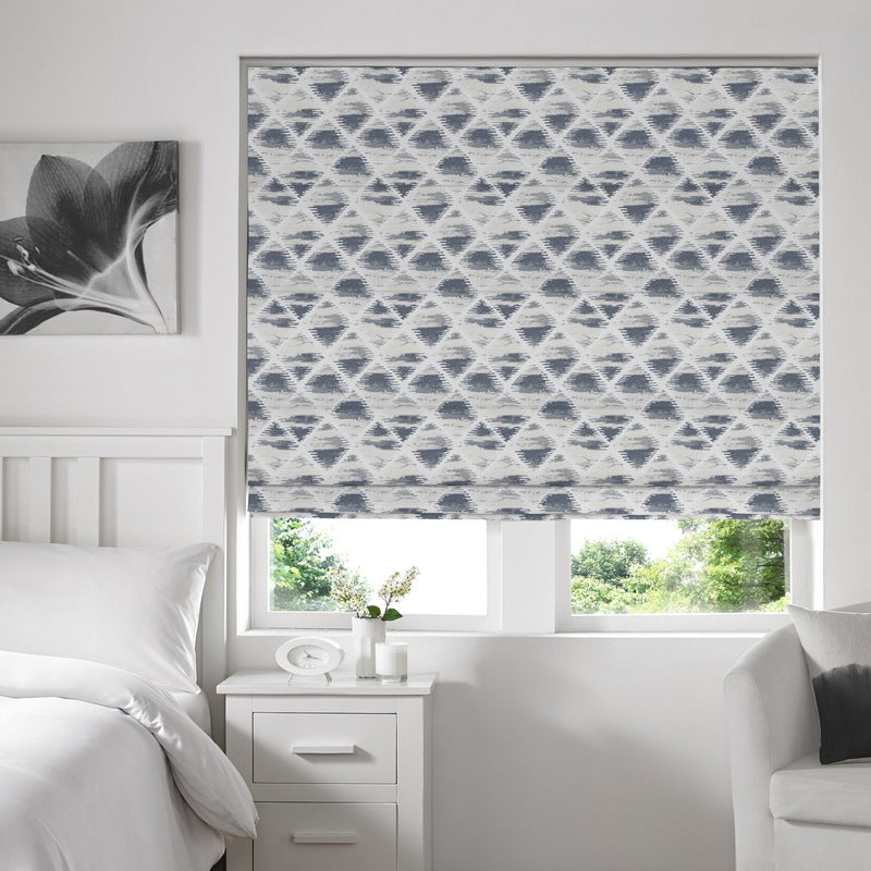 Carolina Roman Blind Indigo