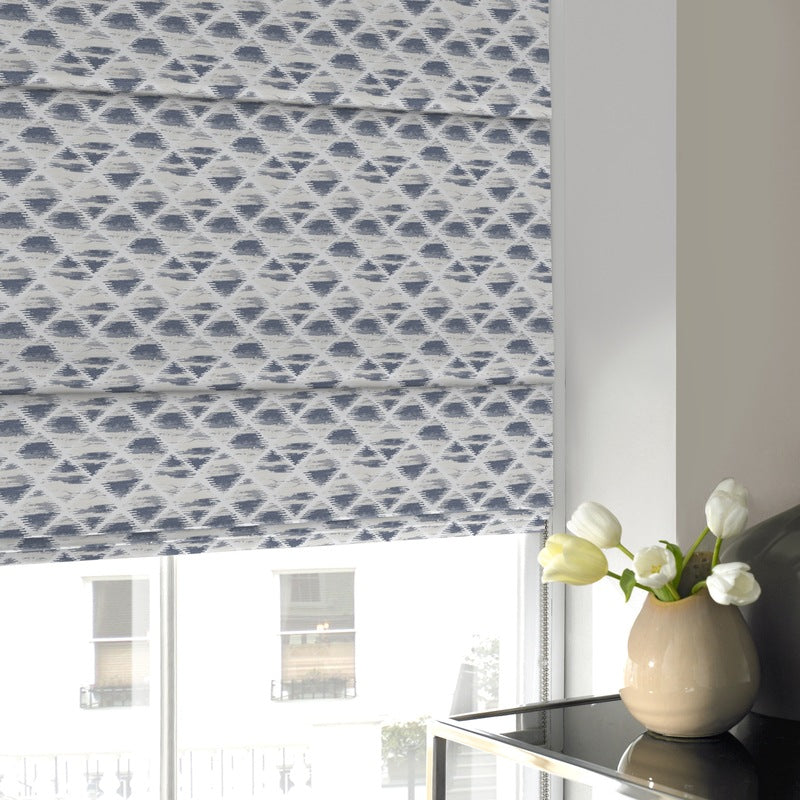 Carolina Roman Blind Indigo