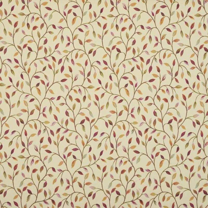 Cervino Curtain Fabric Plum Multi