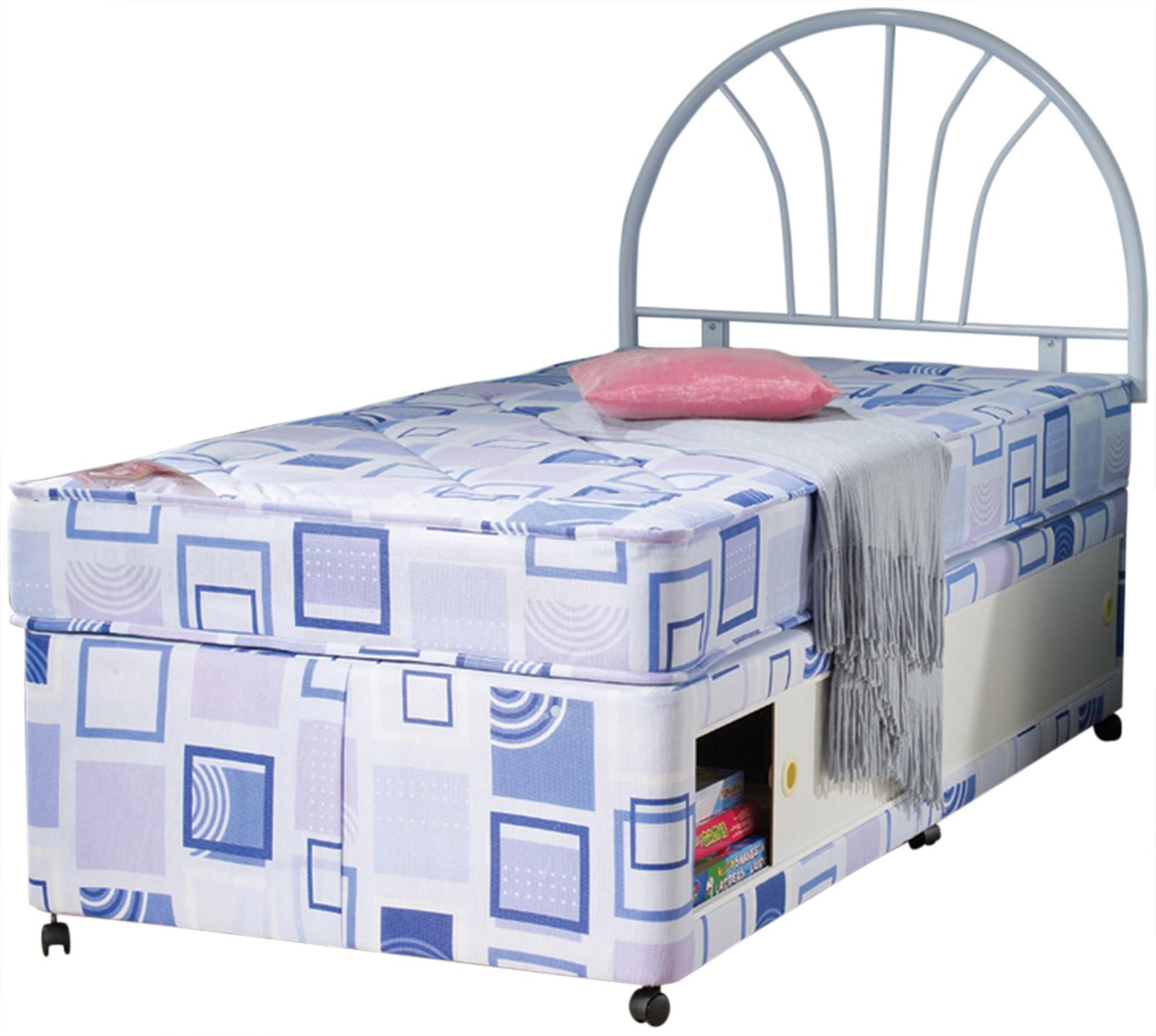 Chester Bed Set Blue/White
