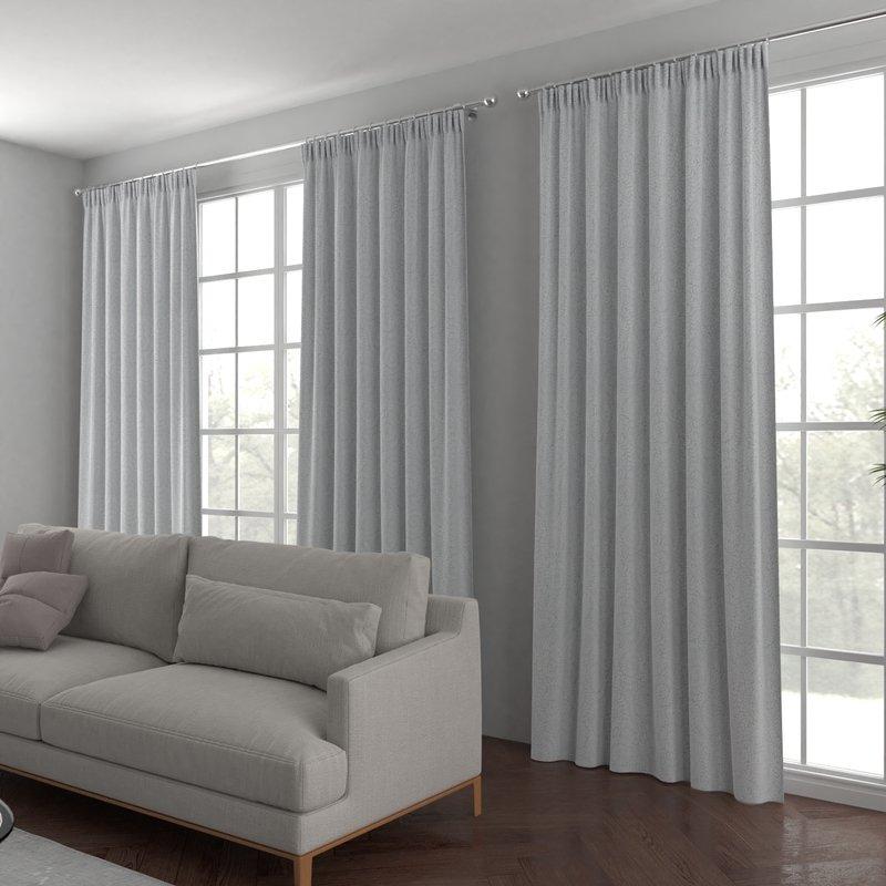 Chester Made to Measure Curtains Silver