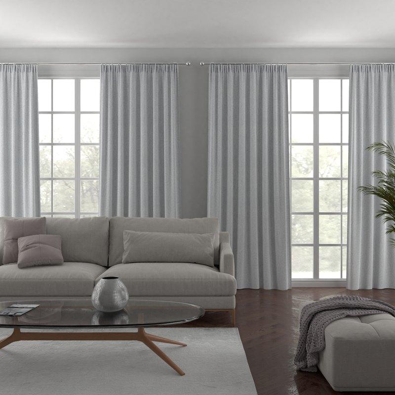Chester Made to Measure Curtains Silver