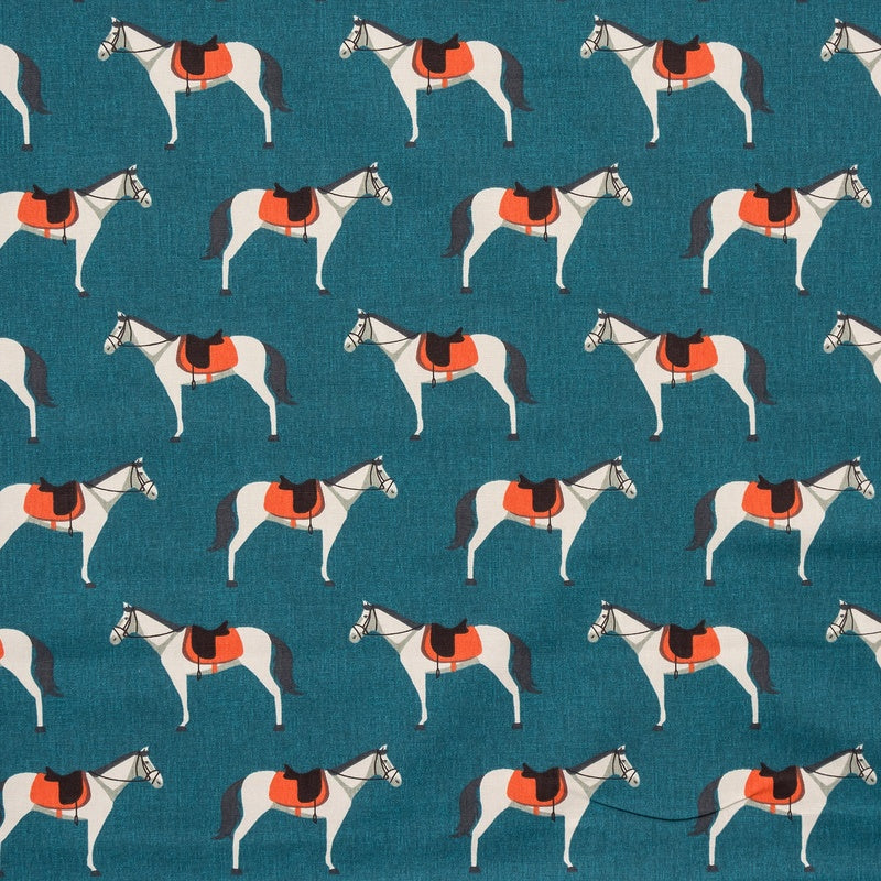 Cheval Fabric Teal