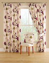 Cleo Ready Made Curtains Aubergine Filled Cushion 18"x18"