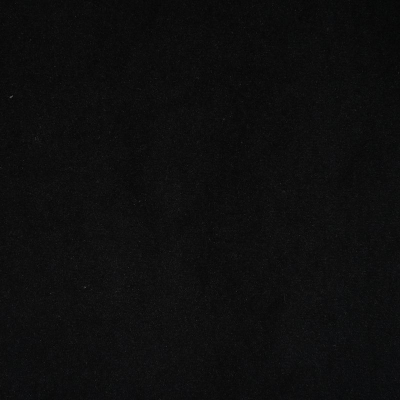 Naples Heavy Velvet Fabric Black