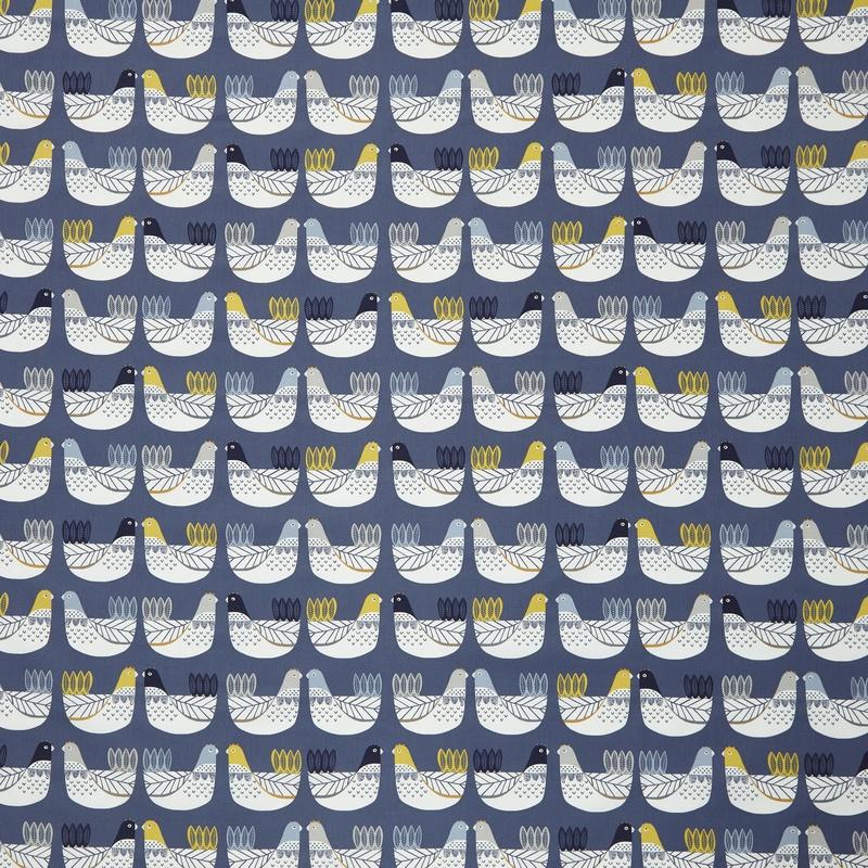 iLiv Cluck Cluck Fabric Ochre