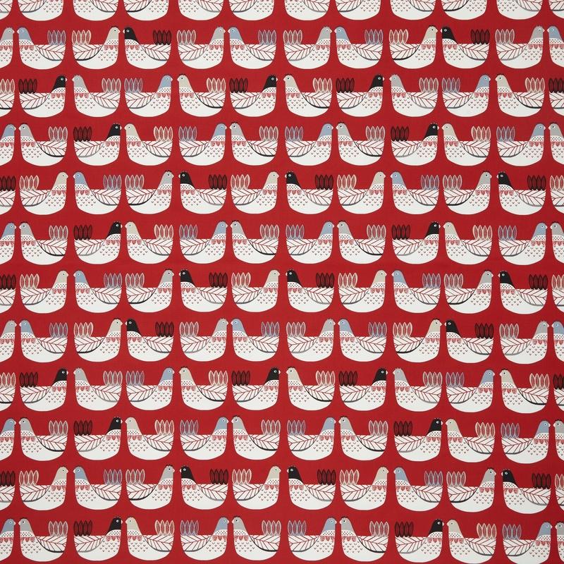 iLiv Cluck Cluck Fabric Scarlet