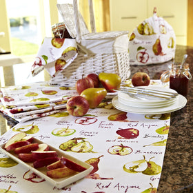 Autumn Fruits Curtain Fabric Watercolour