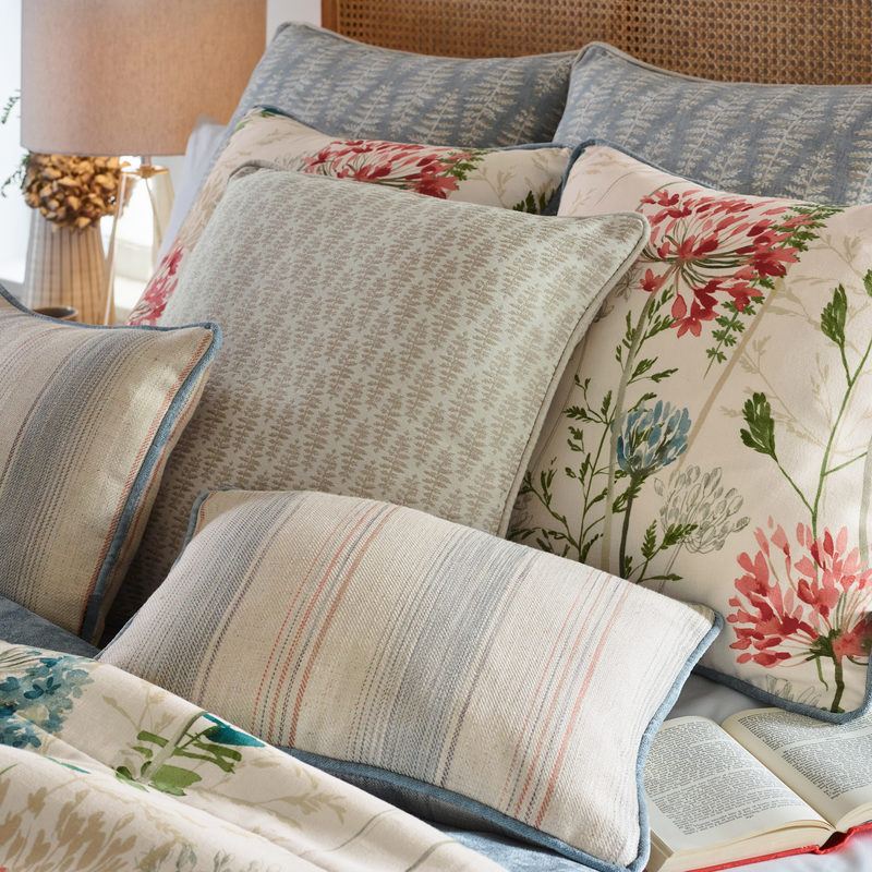 iLiv Country Journal Digitally Printed Fabric Haze