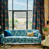 Croft Curtain Fabric Ochre